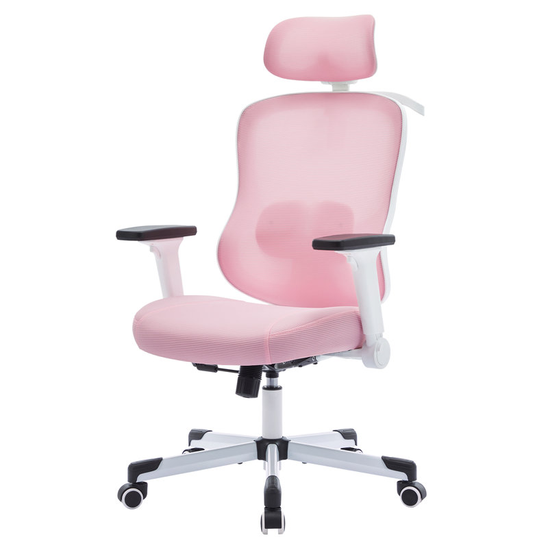Pink desk chair wayfair discount